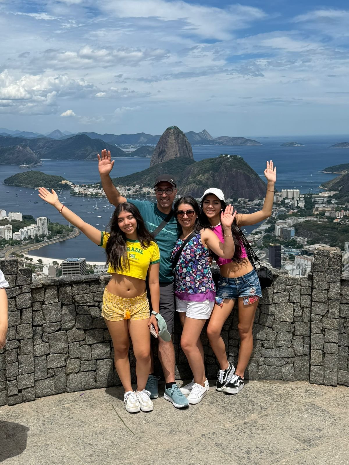 Cenário panorâmico no Rio
